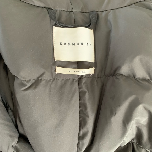 Aritzia Parka Community Paradigm Jacket Down Coat size XLarge Large Green - Picture 12 of 15